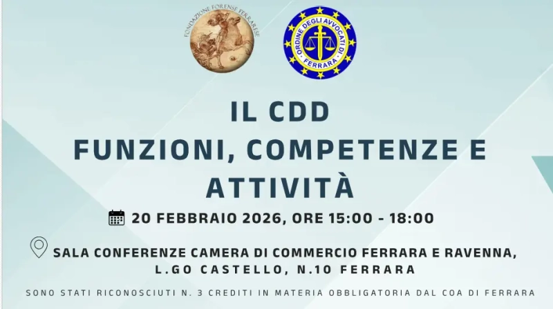 IL CDD Funzioni, competenze e attività