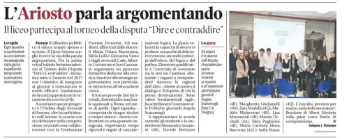 Articolo del giorno 25.02.2026 sulla 