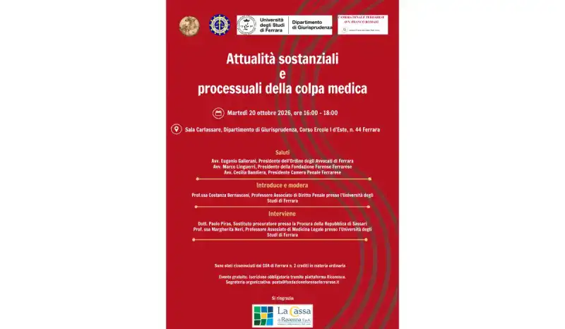Attualità sostanziali e processuali della colpa medica