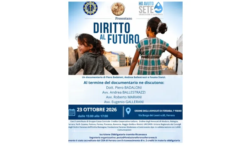 ”DIRITTO AL FURTURO”
